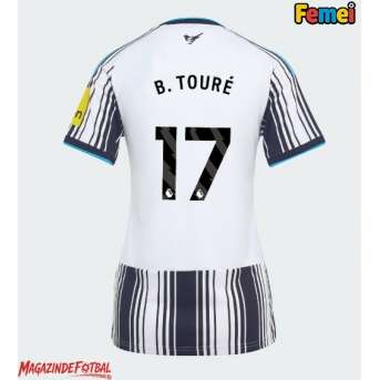 Newcastle United Bazoumana Toure #17 Tricou Fotbal Replică 2026-27 Femei Acasa
